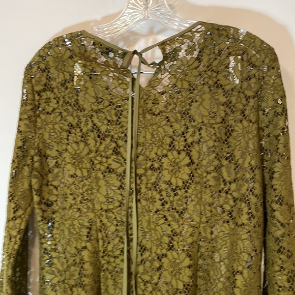 J Crew Lace Blouse in Olive - Picture 11 of 15